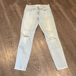 FRAME LE SKINNY DE JEANNE CROP